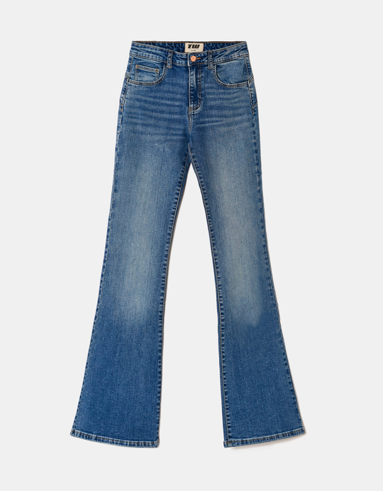 TALLY WEiJL, Jeans flare blu a vita media for Women