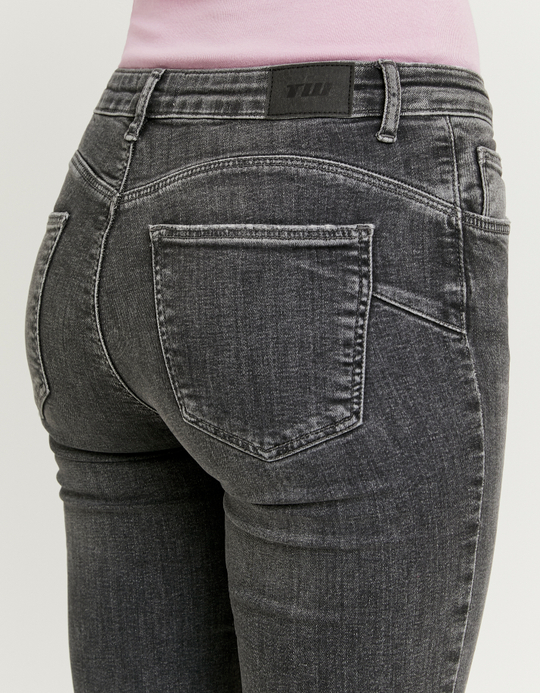 TALLY WEiJL, Graue Push-Up Flare Jeans for Women