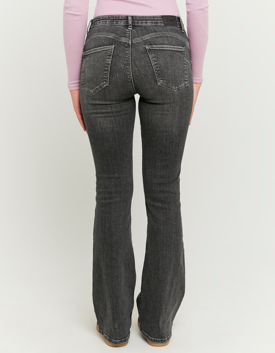 TALLY WEiJL, Graue Push-Up Flare Jeans for Women