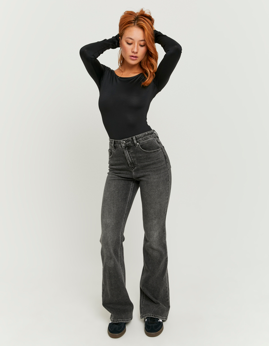 TALLY WEiJL, Schwarze Flare Jeans for Women