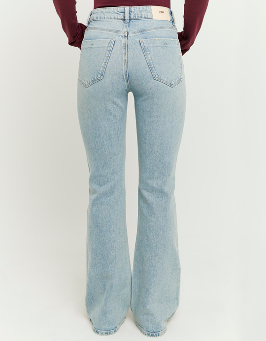 TALLY WEiJL, Blaue High Waist Flare Jeans for Women