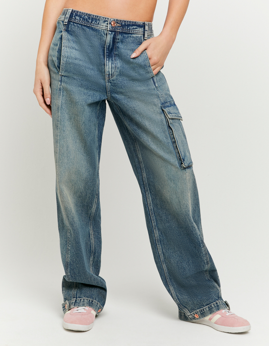 TALLY WEiJL, Jeans Cargo a vita media for Women