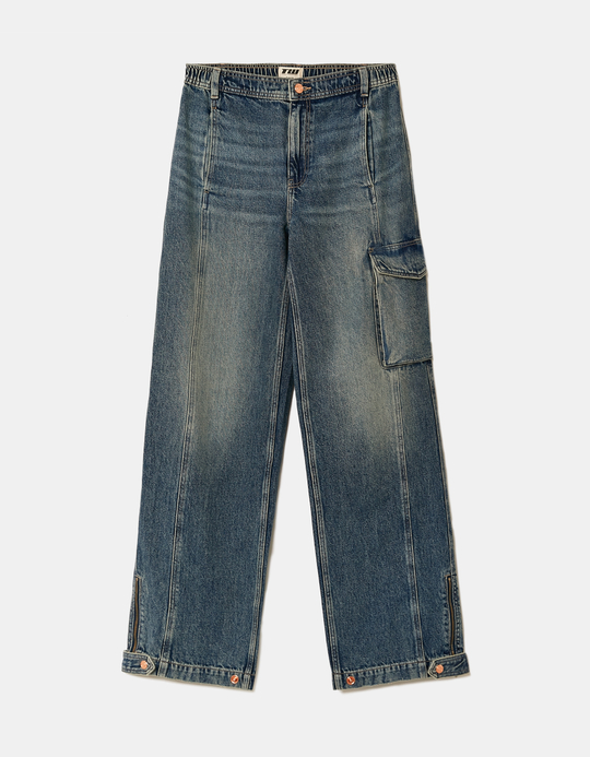 TALLY WEiJL, Jeans Cargo a vita media for Women