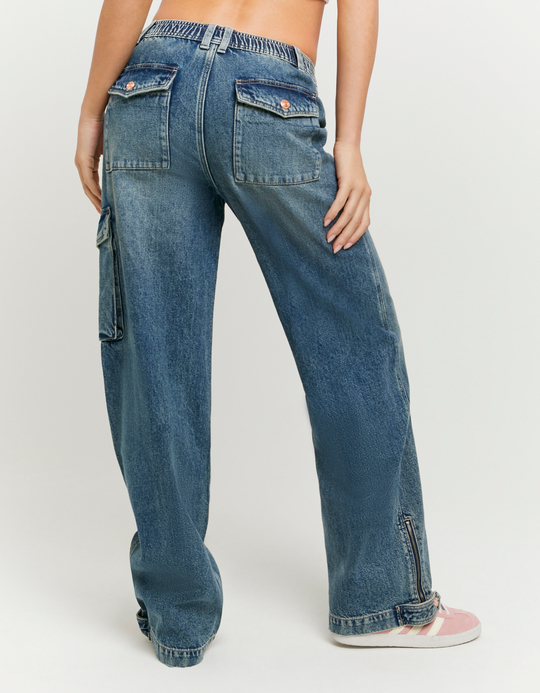 TALLY WEiJL, Jeans Cargo a vita media for Women