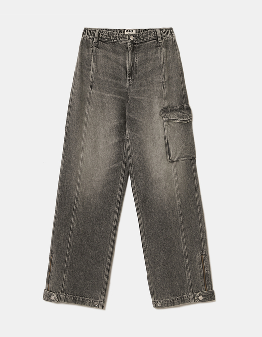 TALLY WEiJL, Grey Cargo Jeans for Women