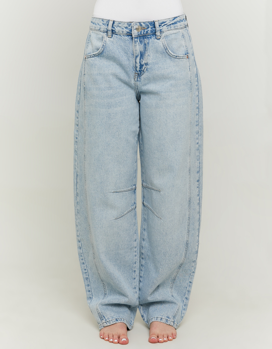 TALLY WEiJL, Jean Barrel Taille Mi-Haute for Women