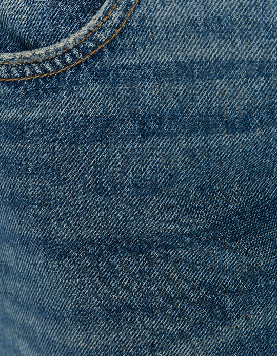 TALLY WEiJL, Blue Mid Waist Barrel Leg Jeans for Women