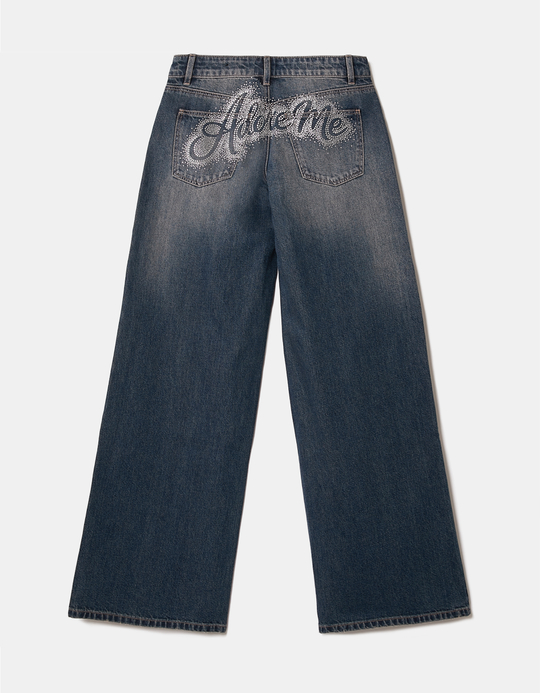 TALLY WEiJL, Blue Wide Leg Jeans for Women