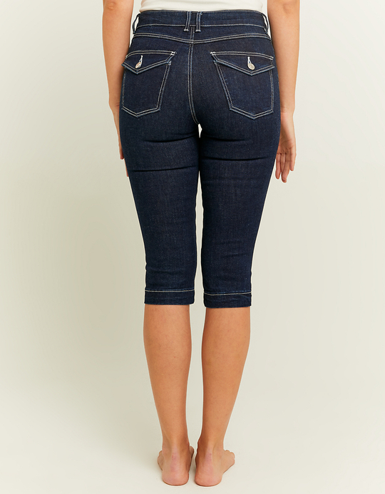 TALLY WEiJL, Dark Wash Capri Jeans for Women