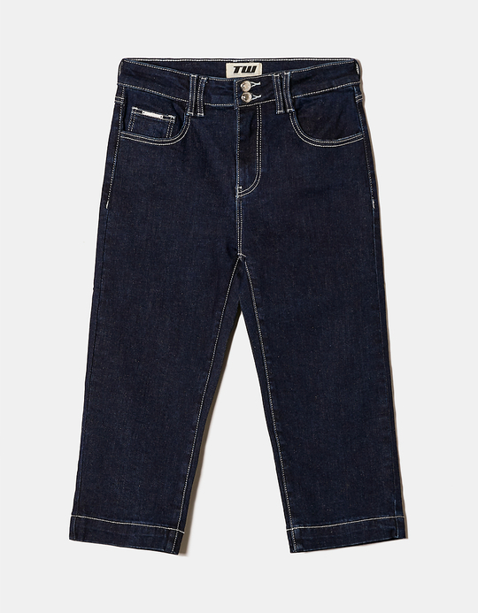 TALLY WEiJL, Dark Wash Capri Jeans for Women