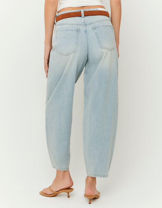 TALLY WEiJL, Blue Barrel Jeans for Women