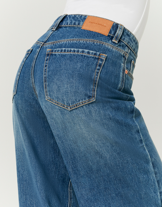 TALLY WEiJL, Blue Barrel Jeans for Women
