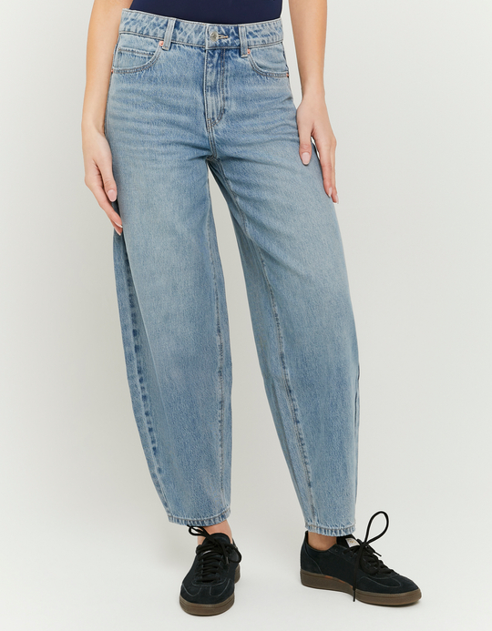 TALLY WEiJL, Blue Barrel Jeans for Women