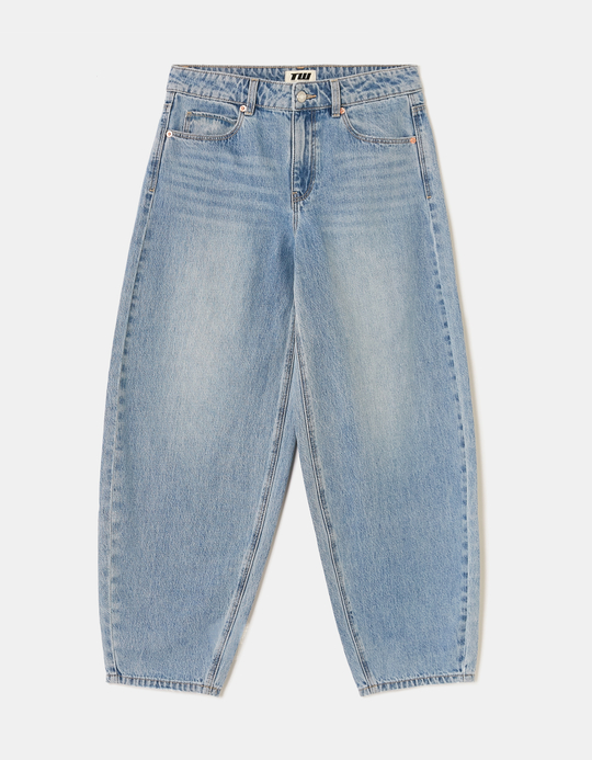 TALLY WEiJL, Blue Barrel Jeans for Women