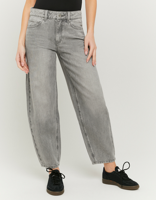 TALLY WEiJL, Grey Barrel Jeans for Women