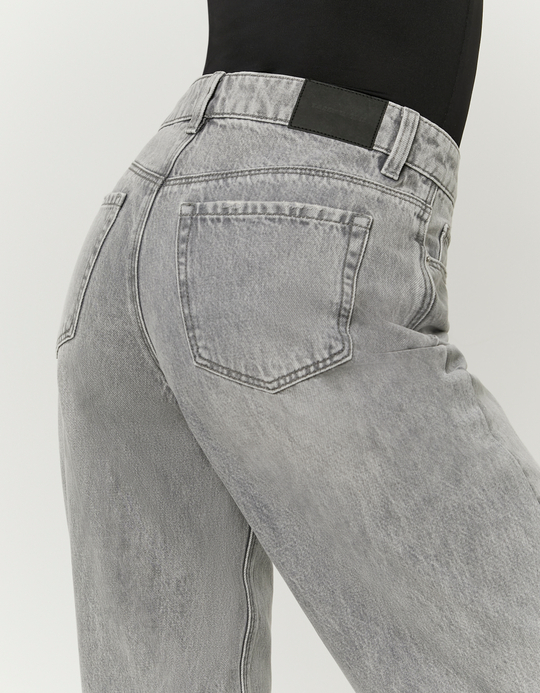 TALLY WEiJL, Grey Barrel Jeans for Women