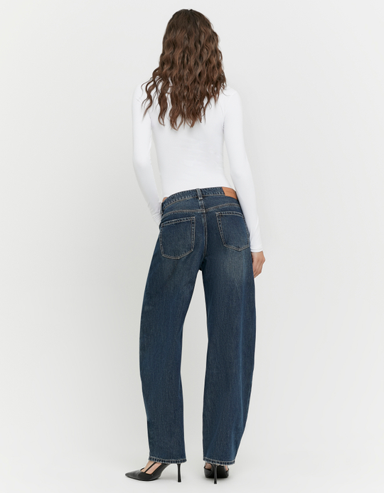 TALLY WEiJL, Jeans Barrel Blu for Women