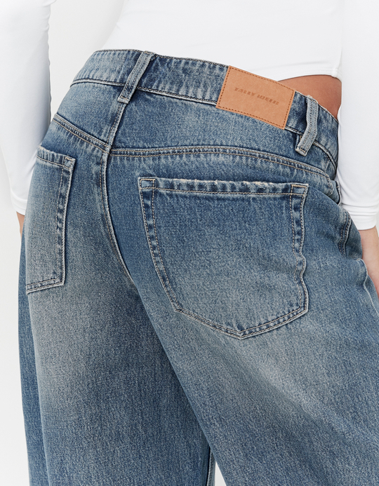 TALLY WEiJL, Blue Barrel Jeans for Women
