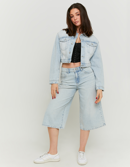 TALLY WEiJL, Light Blue Baggy Bermuda for Women