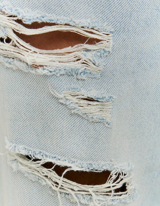 TALLY WEiJL, Jeans barrel azzurro chiaro a vita media for Women