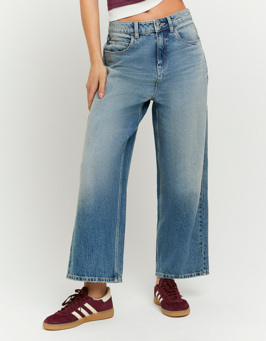 TALLY WEiJL, Jeans barrel blu a vita media for Women