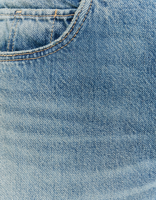 TALLY WEiJL, Blaue Mid Waist Barrel Jeans for Women