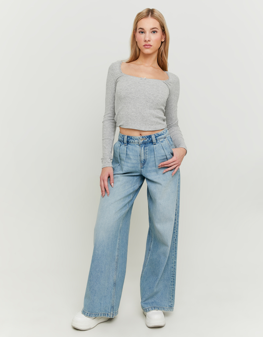 TALLY WEiJL, Jeans Wide Leg a Vita Bassa for Women