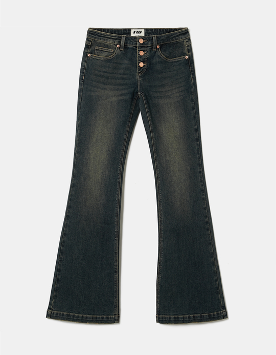 TALLY WEiJL, Blue Flare Jeans for Women