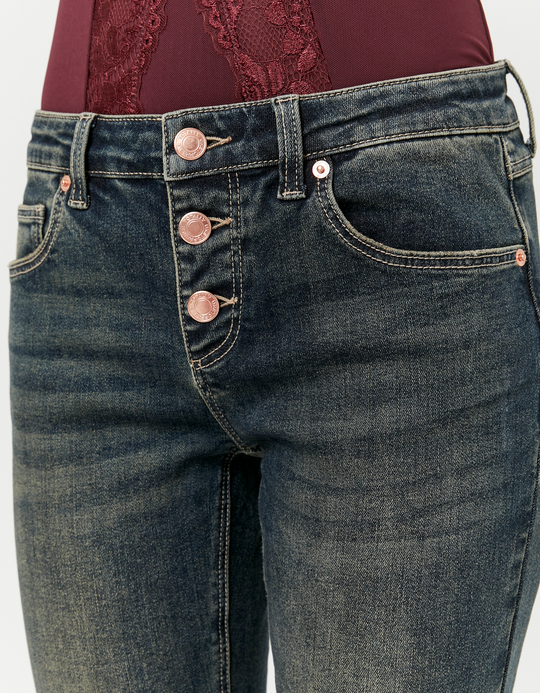 TALLY WEiJL, Blue Flare Jeans for Women