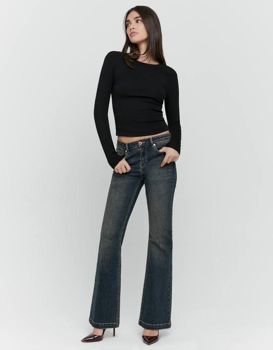 TALLY WEiJL, Blue Flare Jeans for Women