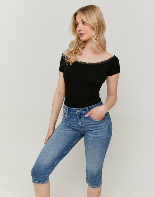 TALLY WEiJL, Τζιν Παντελόνι Capri for Women