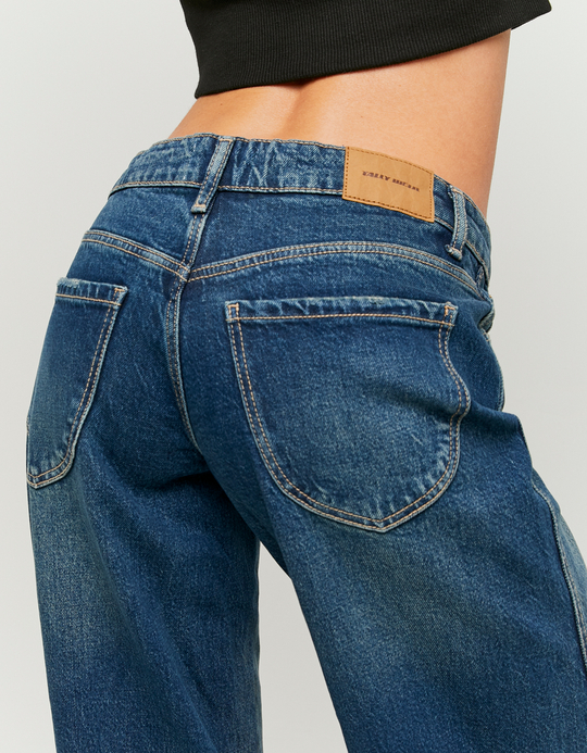 TALLY WEiJL, Jean Droit Bleu Clair Taille Basse for Women