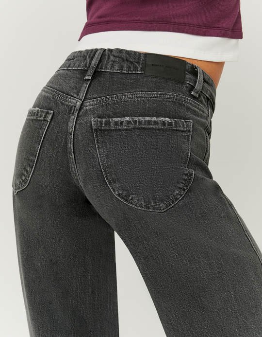 TALLY WEiJL, Jean Taille Basse Droit Gris for Women