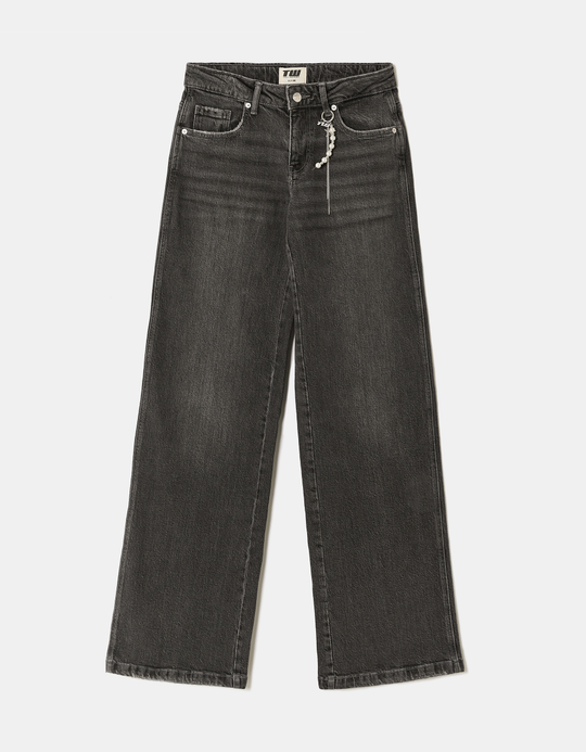 TALLY WEiJL, Jean Taille Basse Droit Gris for Women
