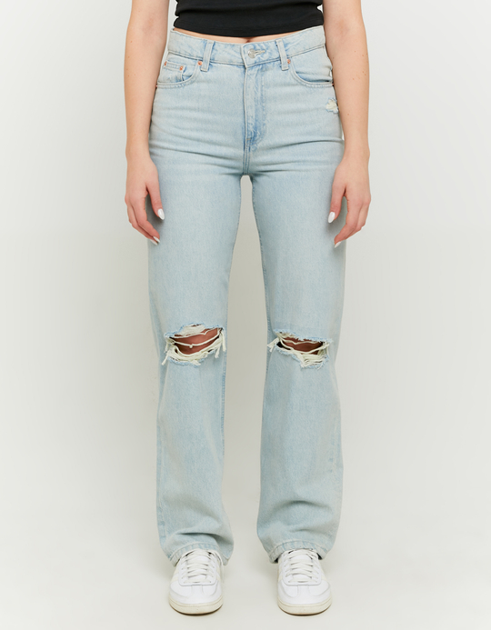 TALLY WEiJL, Jeans Straight Leg a Vita Alta for Women