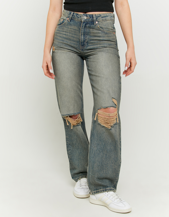 TALLY WEiJL, Jeans Straight Leg a Vita Alta for Women