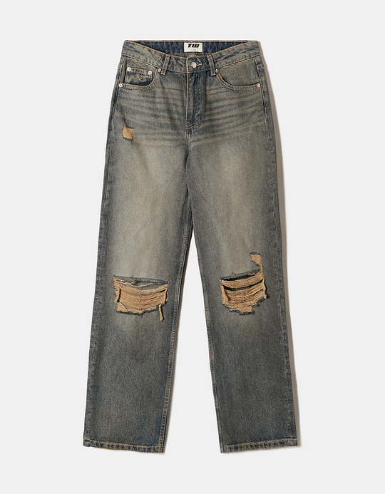 TALLY WEiJL, Jeans Straight Leg a Vita Alta for Women