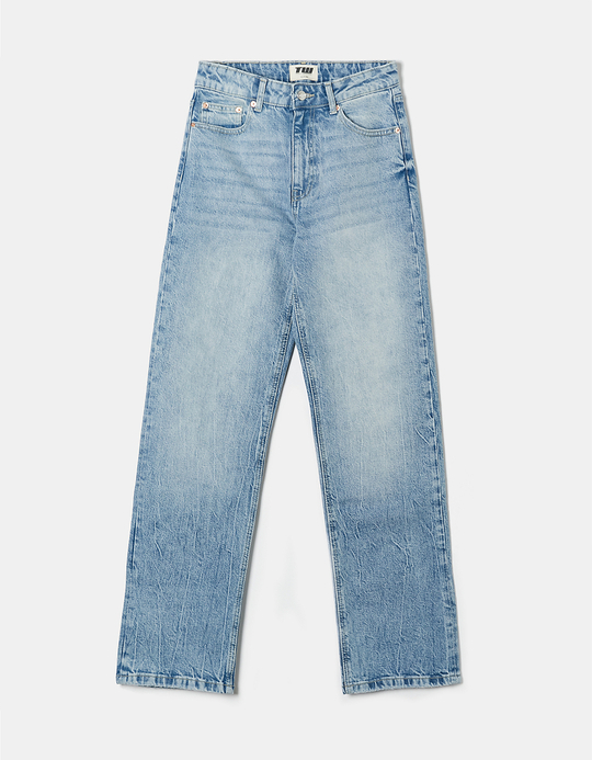 TALLY WEiJL, Jean taille haute à jambe droite for Women