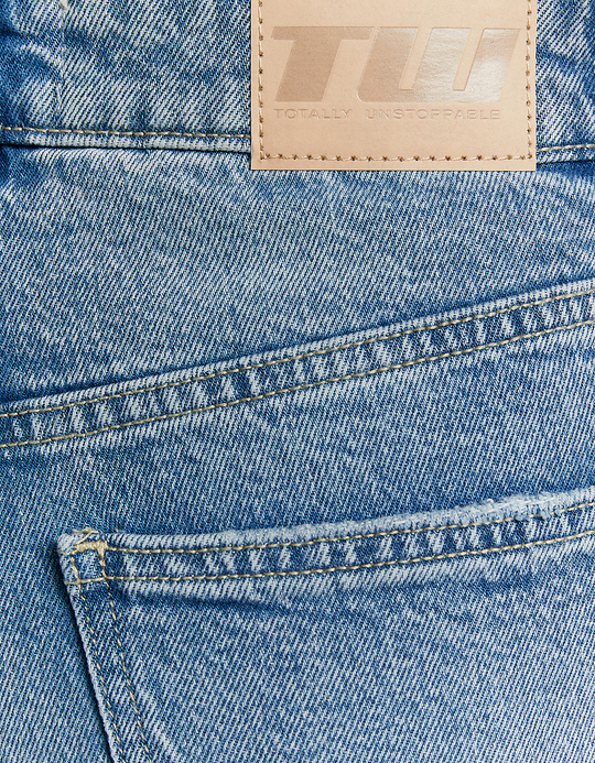 TALLY WEiJL, Jean taille haute à jambe droite for Women