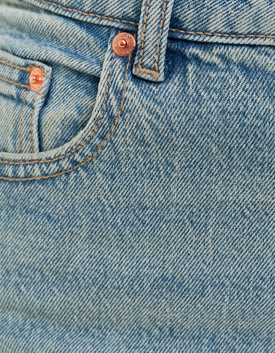 TALLY WEiJL, Hellblaue High Waist Straight Leg Jeans for Women