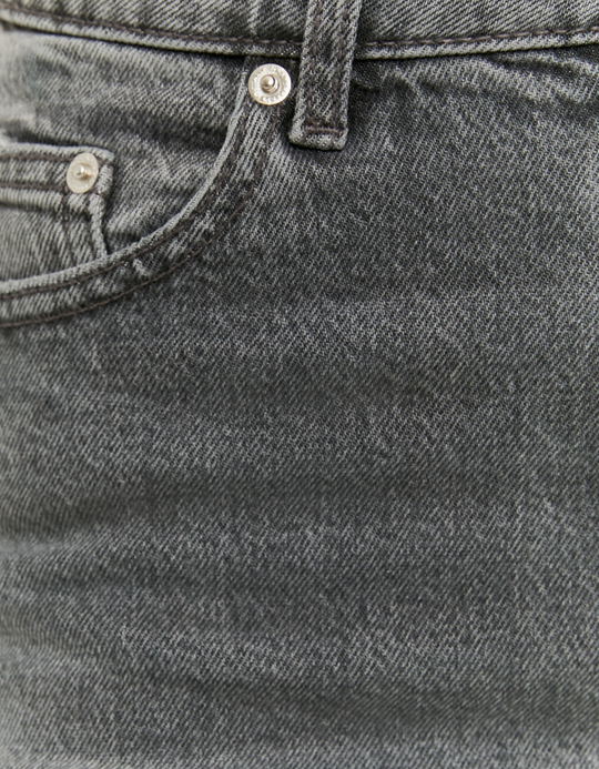 TALLY WEiJL, Grey High Waist Straight Leg Jeans for Women
