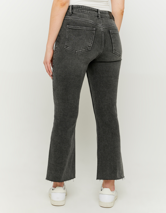 TALLY WEiJL, Graue Gekürzte High-Waist-Flare-Jeans for Women