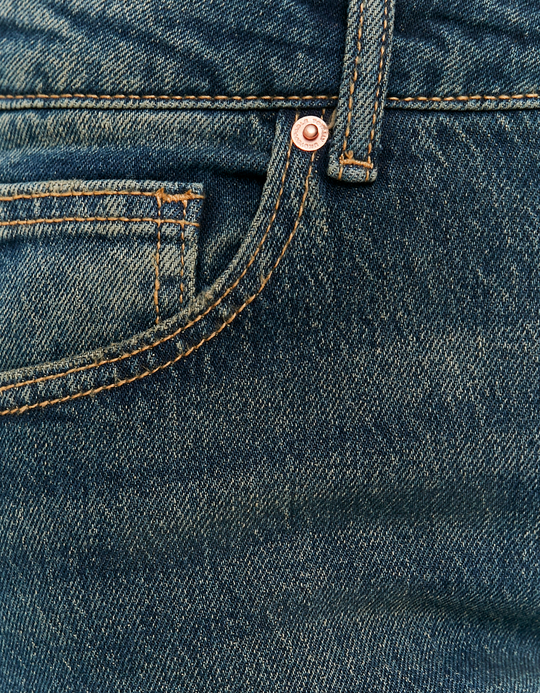 TALLY WEiJL, Blue Low Waist Straight Leg Jeans for Women