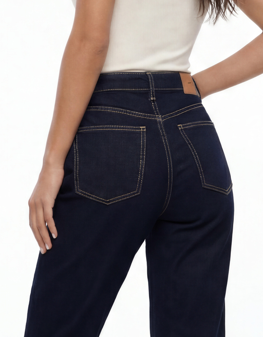 TALLY WEiJL, Jeans blu a vita bassa con gamba dritta for Women
