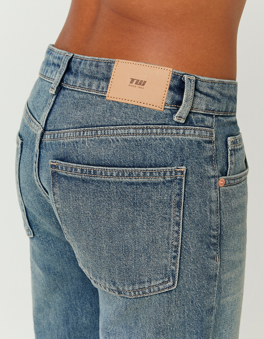TALLY WEiJL, Παντελόνι Τζιν Low Waist Straight for Women