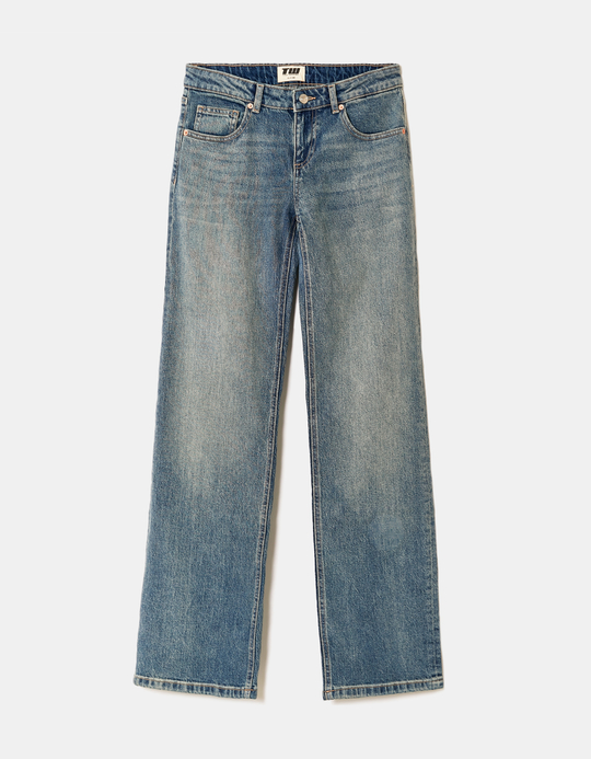 TALLY WEiJL, Παντελόνι Τζιν Low Waist Straight for Women