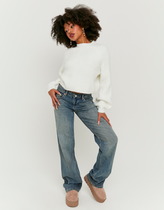 TALLY WEiJL, Παντελόνι Τζιν Low Waist Straight for Women