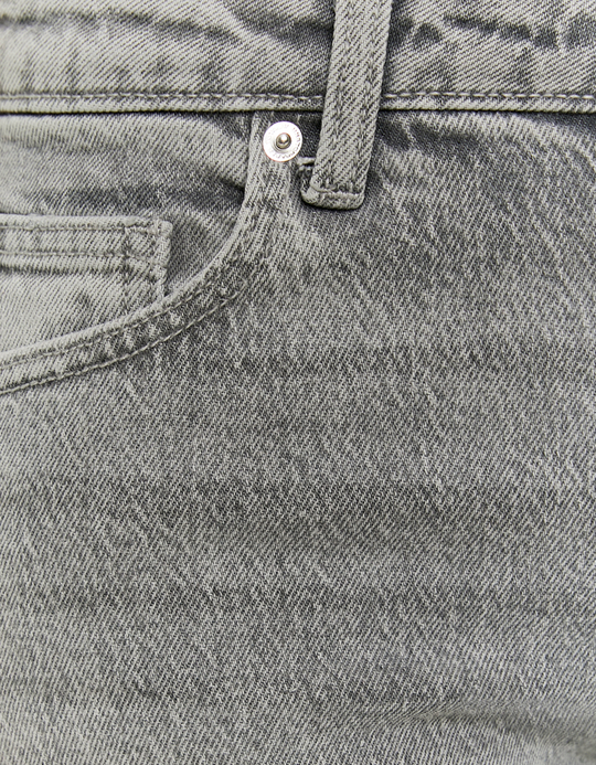 TALLY WEiJL, Graue Low Waist Straight Leg Jeans for Women