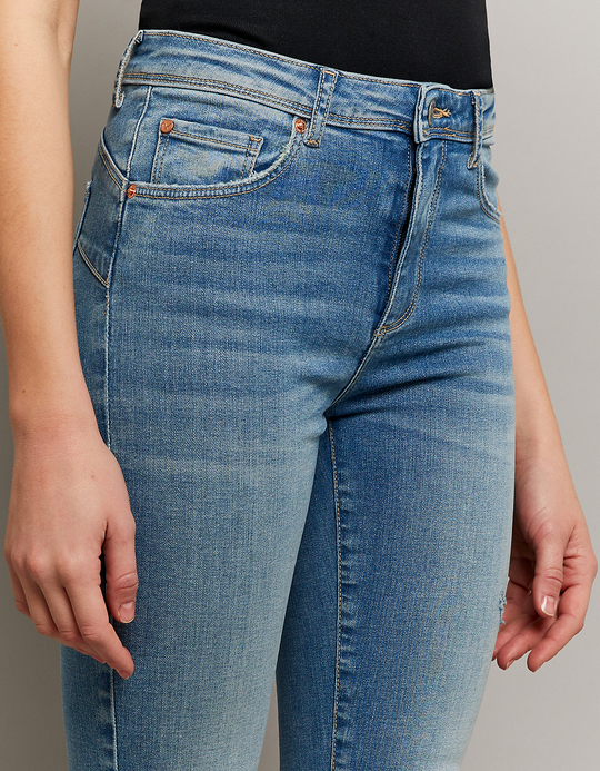 TALLY WEiJL, Mid Waist Skinny Push Up Jeans for Women