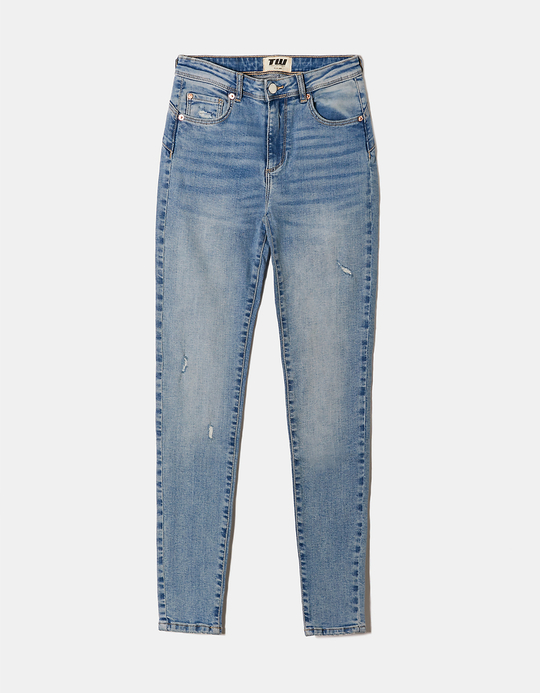 TALLY WEiJL, Mid Waist Skinny Push Up Jeans for Women